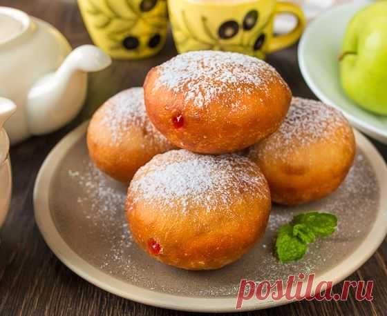 Берлинеры - Пошаговый рецепт с фото | Выпечка | Вкусный блог - рецепты под настроение