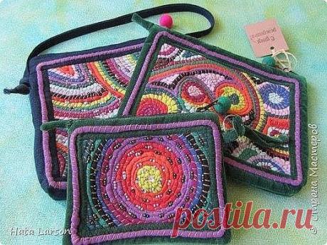 ​Вышивка лентами из футболок — DIYIdeas