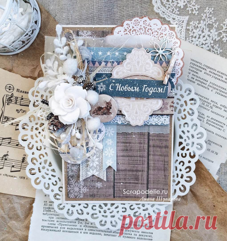 Как сделать открытку на Новый год своими руками