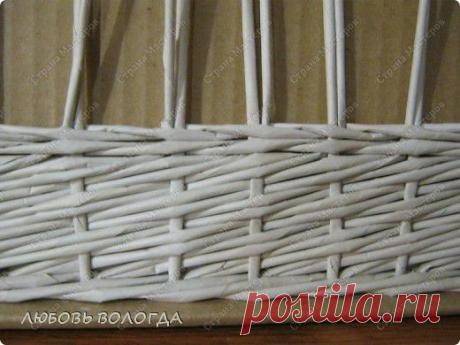 Плетение квадратной коробки из газет: мастер-класс от Любови Вологды