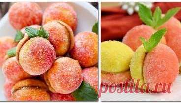 Пирожное ПЕРСИКИ - ну, оОчень вкусное!