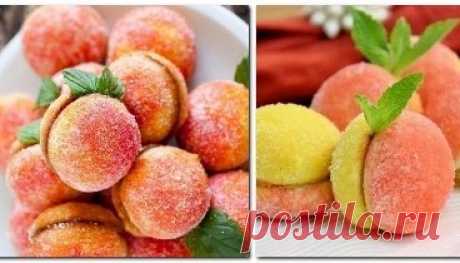 Пирожное ПЕРСИКИ - ну, оОчень вкусное!