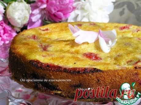 Быстрый клубничный пирог – кулинарный рецепт