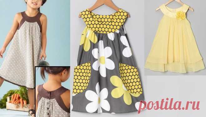 Оригинальные платья для девочек - выкройки и идеи &raquo; Женский Мир