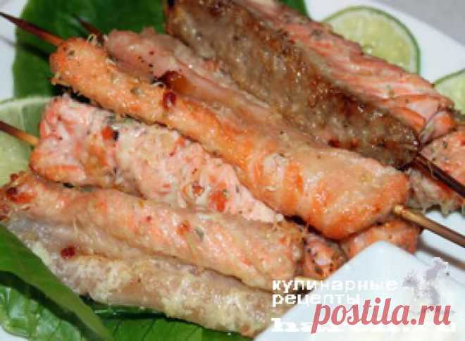 РЫБНЫЕ ШАШЛЫЧКИ С ПАРМЕЗАНОМ - НЕОБЫКНОВЕННЫЙ ВКУС
