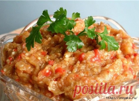 Самая вкусная баклажанная икра (на зиму)