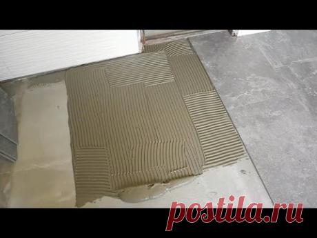 Как ПРАВИЛЬНО и на какой СЛОЙ клея укладывать плитку
