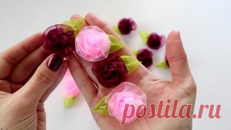 Роза своими руками за одну минуту