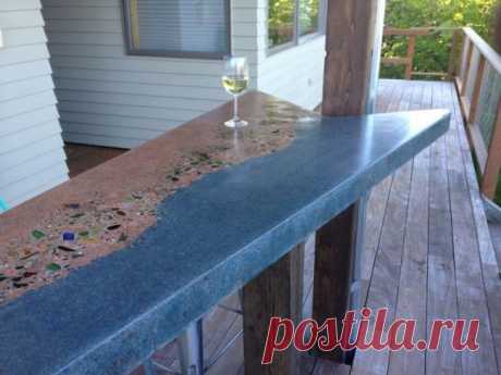 Бетонная столещница