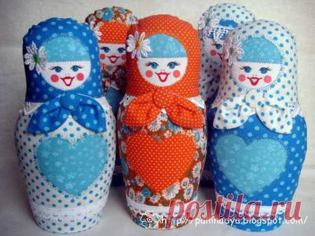 Очаровательные матрешки — Сделай сам, идеи для творчества - DIY Ideas
