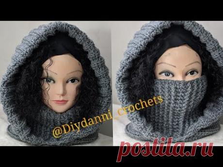 How to Crochet a Turtle Neck Hoodie