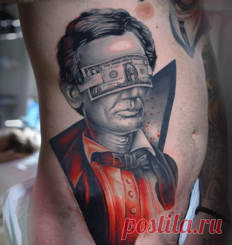 ТАТУ-МАСТЕР MICHAEL CLOUTIER (ЧЕРНО-СЕРАЯ, ЦВЕТНАЯ, РЕАЛИЗМ, ТРЭШ ПОЛЬКА) | Tattoo-Voops | Яндекс Дзен