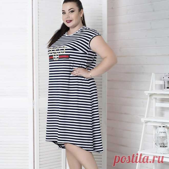 Одежда больших размеров 48-82 в Instagram: «Летнее платье большого размера «Марина полоска»  Размеры: с 48 по 82!  Ткань: вискоза  48-50,52-54,56-58 – 3000 рублей 60-62,64-66 – 3320…» 1 отметок «Нравится», 1 комментариев — Одежда больших размеров 48-82 (@butik_milora) в Instagram: «Летнее платье большого размера «Марина полоска»  Размеры: с 48 по 82!  Ткань: вискоза…»