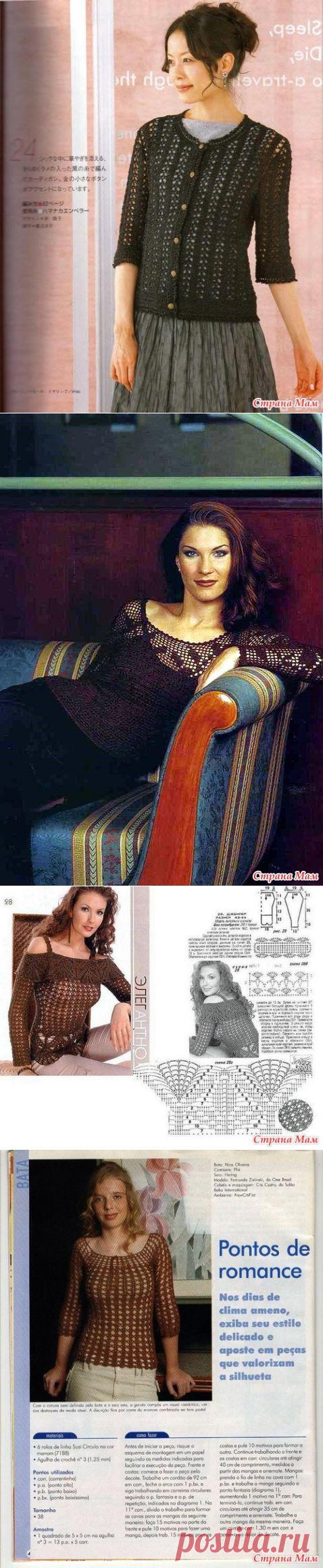 Вязание: летние модели крючком для женщин.