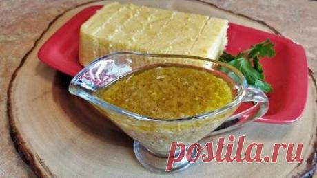 Молдавский чесночный соус муждей