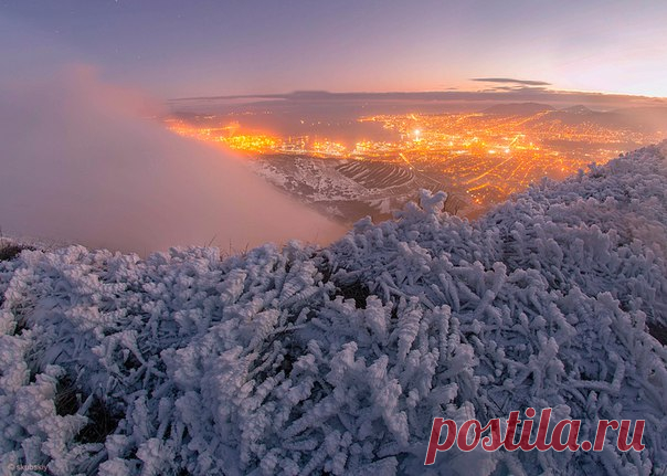 Возникновение боры. Новороссийск. Автор фото – Алексей Скубский: