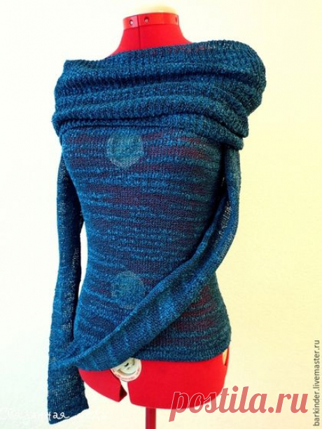 Купить Вязаная летняя кофточка &quot;Променад&quot; - однотонный, женская одежда вязаная, женская одежда купить