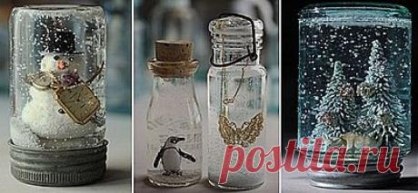 Баночки со снегом своими руками.А ЗДЕСЬ и еще новогодние поделки(интересно)---https://whatpresent.ru/svoimi-rukami/podarki/podarki-na-novyy-god.php ЗДЕСЬ:снежный шар в бокале---  https://secondstreet.ru/blog/DIY_Novii_god_Christmas/snezhnyj-shar-iz-bokala.html#cut