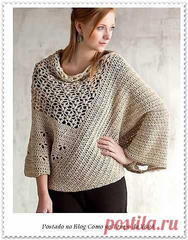 Джемпер в стиле "Бохо"