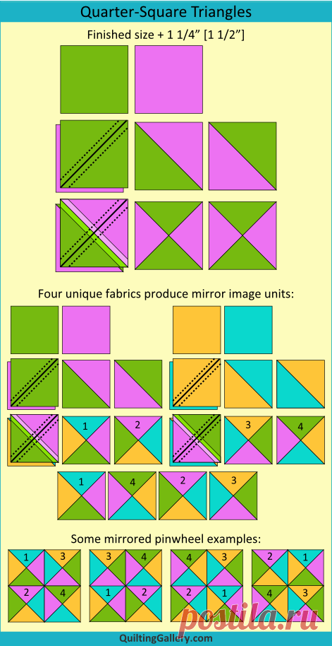 DS QAL: Creating Triangle and Flying Geese Units - Quilting Gallery /Quilting Gallery