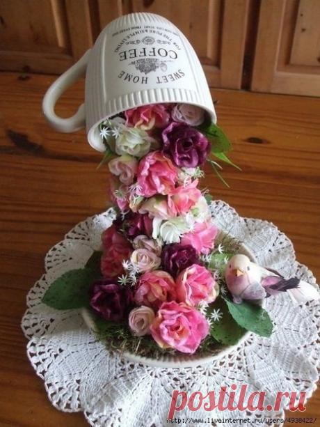 Цветочный фонтан