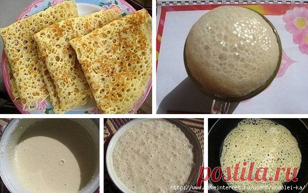Ажурные блинчики.