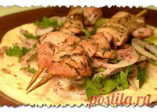 ШИШ - ТАУК (шашлычки из куриной грудки по-ливански)