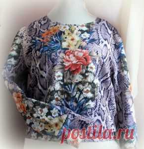 Как сшить свитшот из двухстороннего трикотажа | Красиво шить не запретишь!