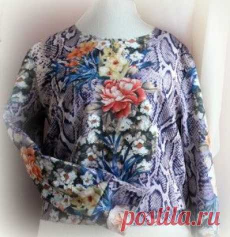 Как сшить свитшот из двухстороннего трикотажа | Красиво шить не запретишь!