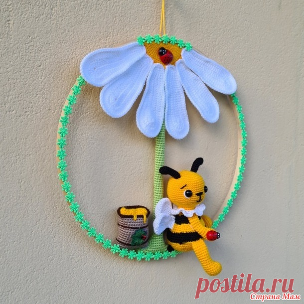 Онлайн по вязанию летнего веночка 