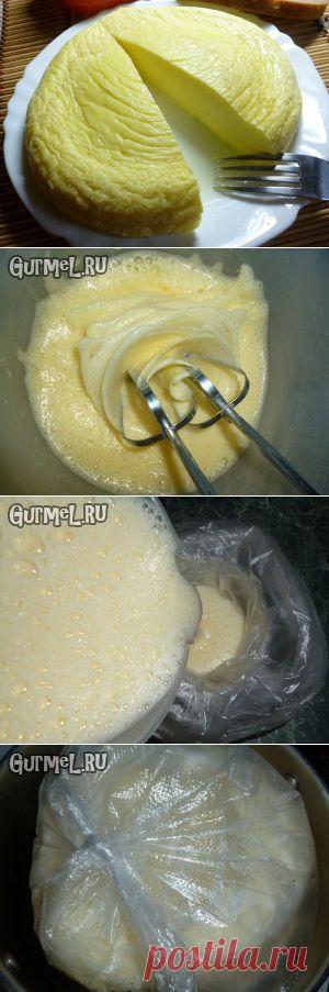 очень пышный, нежный и воздушный омлет в... пакете.