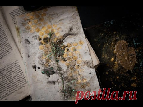 МК: Что делать с пастами, грунтами и трафаретами??? Микс медиа для новичков