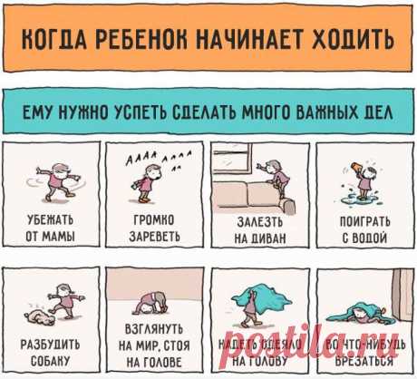 10 комиксов о том, каково быть родителями
