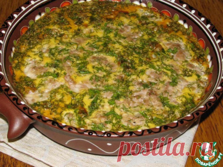 Мясная запеканка по-грузински "Чижи-пыжи" Кулинарный рецепт