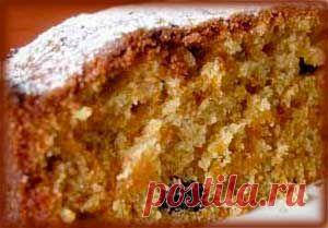 Рецепт приготовления быстрого морковного пирога со специями.