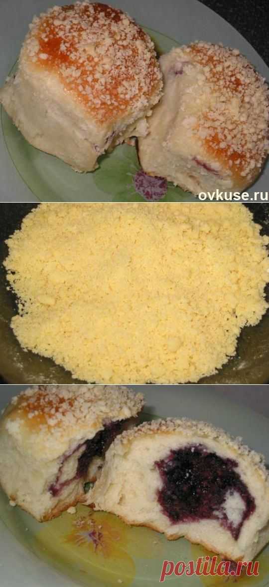Чудесные булочки с наполнителем и посыпкой - Простые рецепты Овкусе.ру