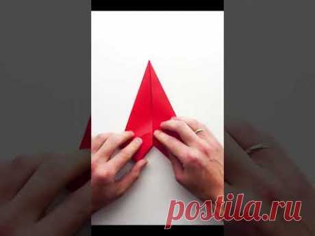 Как сделать бумажный кораблик - Оригами кораблик #origami