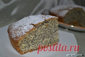 Кукурузный пирог с маком (постный) рецепт с фотографиями
