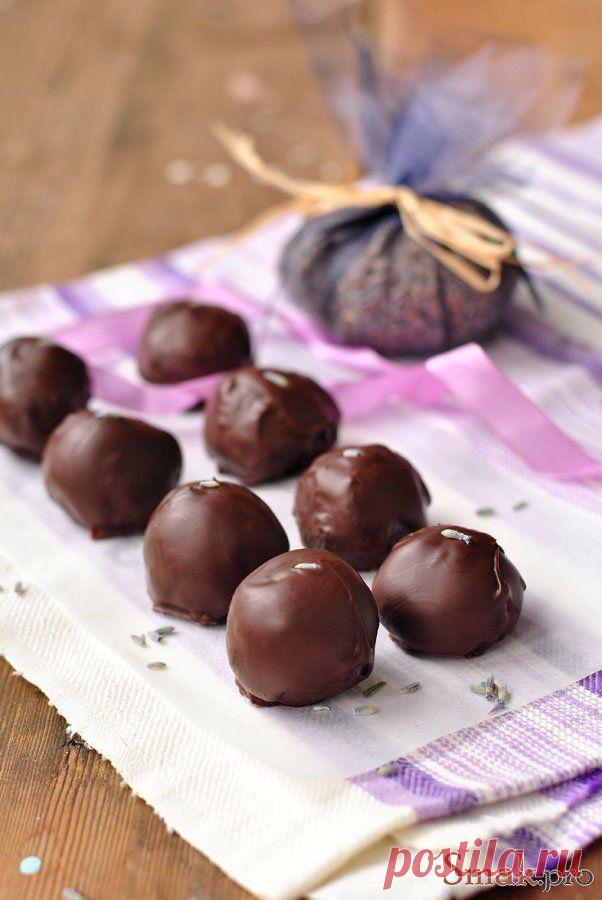 Шоколадные трюфели с лавандой рецепт с фото