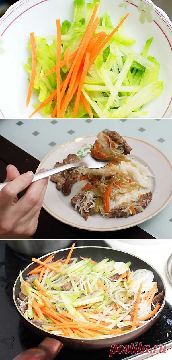 ГОВЯДИНА С РЕДЬКОЙ.