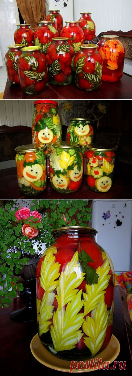 интересная идея для декора... домашних заготовок.