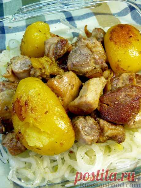 Рецепт: Томленое мясо на RussianFood.com