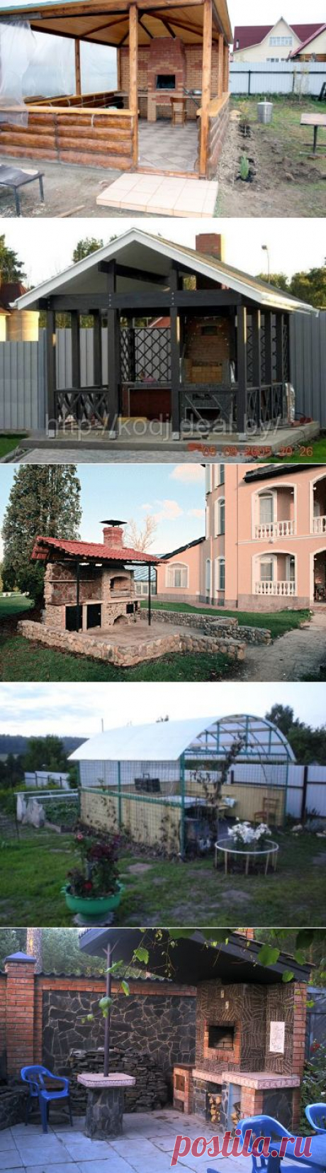 Удобные беседки с печками и без них.
