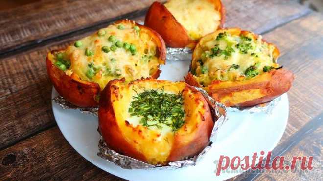 Крошка картошка в духовке 4 начинки