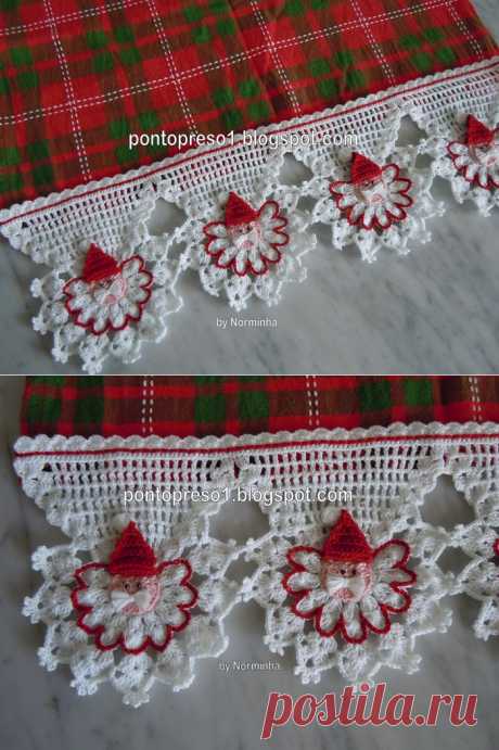 шикарная обвязка края изделия крючком. Мастер класс