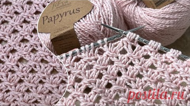 Так вы еще не вязали! 👀 👍 Вяжется за секунды!!! Unique knitting pattern