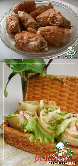 Куриные роллы на азиатский манер - кулинарный рецепт