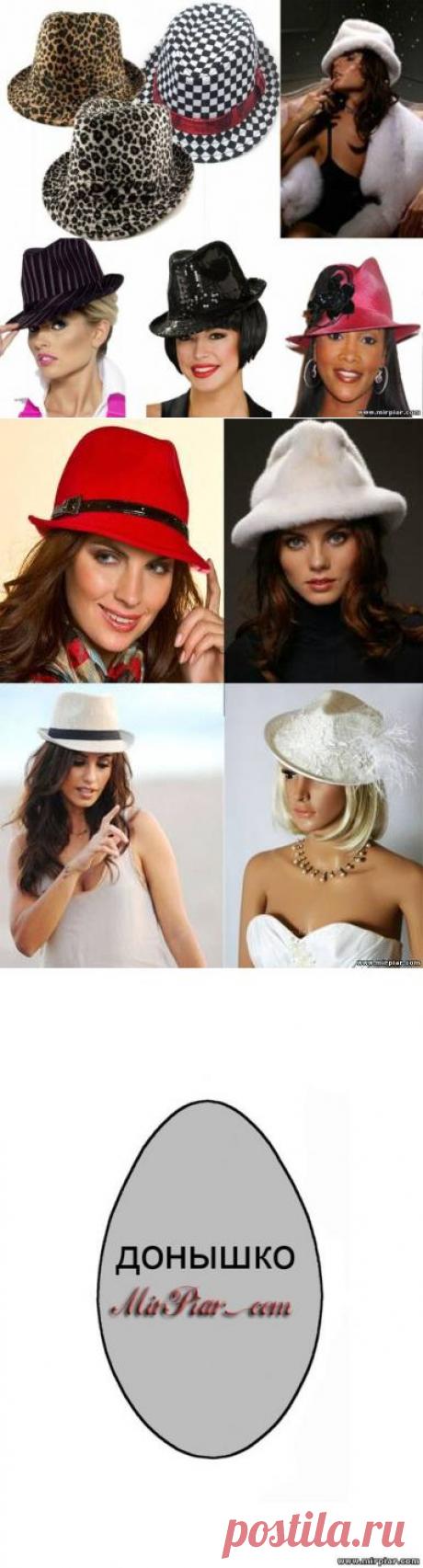 Многоликая шляпа Fedora (федора) своими руками. Одна выкройка - миллион шляп.