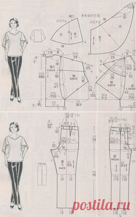 Выкройки - от простого к сложному