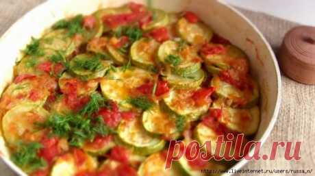 Вкусные кабачки по-деревенски